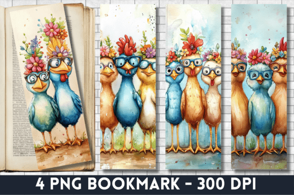 Evaluating Farmhouse Chickens Bookmark Designs for Digital Projects
