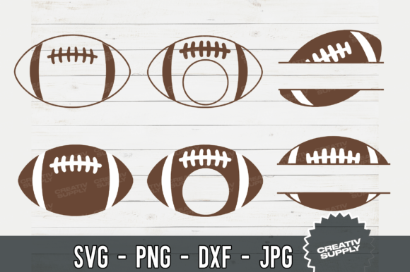 Evaluating Football Svg Football Frames Split Name for Custom Apparel and Decor