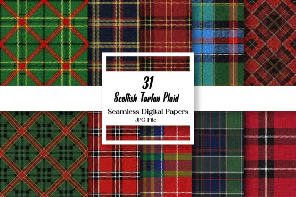 Evaluating Scottish Tartan Plaid Seamless Patterns for Design Projects