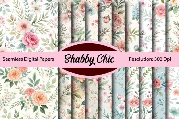 Integrating Shabby Chic Seamless Digital Paper Into Creative and Business Workflows