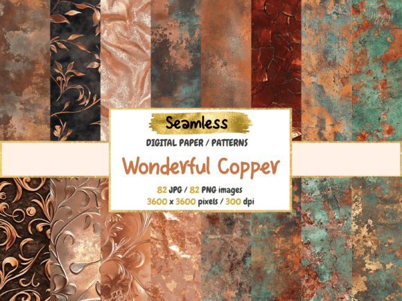 Integrating Wonderful Copper Seamless Digital Paper into Professional and Personal Design Workflows