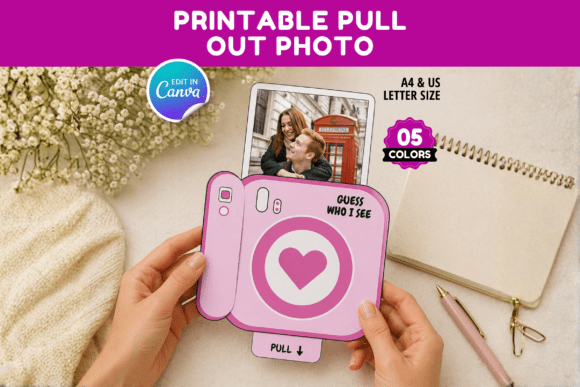 Printable Pull Out Photo Card Canva: A Creative Solution for Kids’ Crafts and Thoughtful Gifts