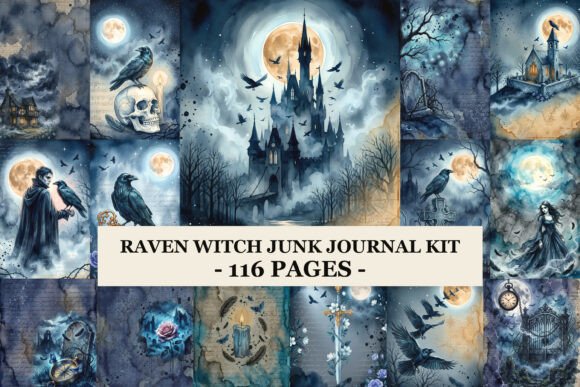Raven Witch Junk Journal Kit: A Creative Solution for Paper Craft Enthusiasts