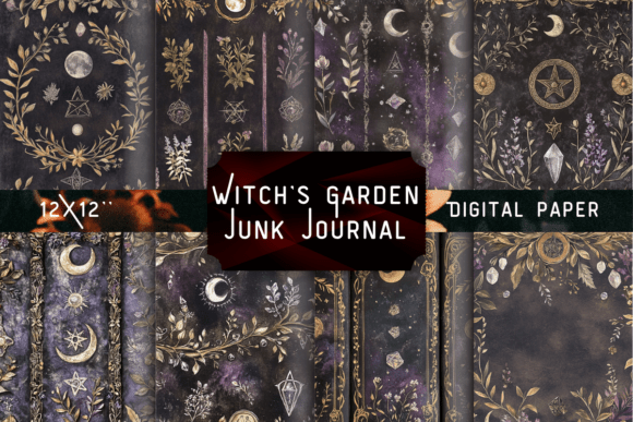 Witch’s Garden Junk Journal: Selecting and Using Digital Assets Effectively